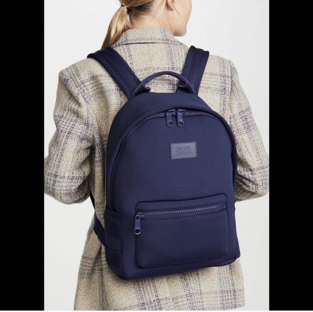 New in Original Plastic Wrap Dagne Dover Medium Dakota Backpack in Storm - Picture 5 of 7